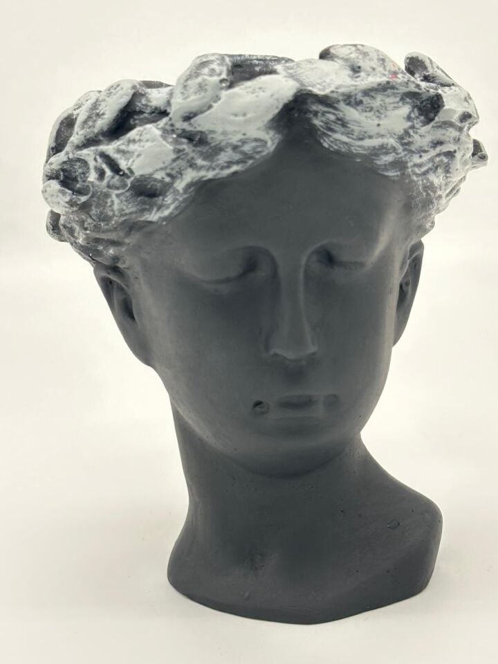 Helen Saksı Büst Küçük Siyah