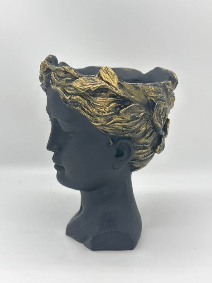 Helen Saksı Büst Büyük Gold