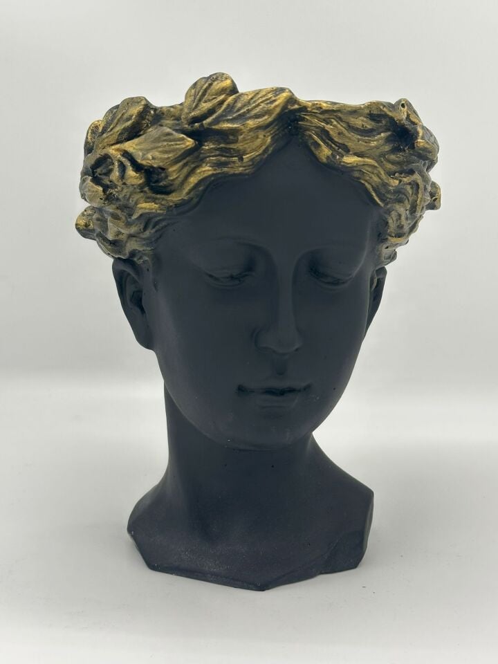 Helen Saksı Büst Büyük Gold