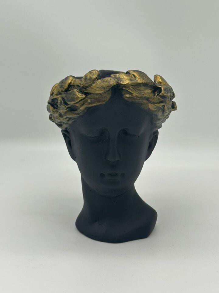 Helen Saksı Büst Küçük Gold