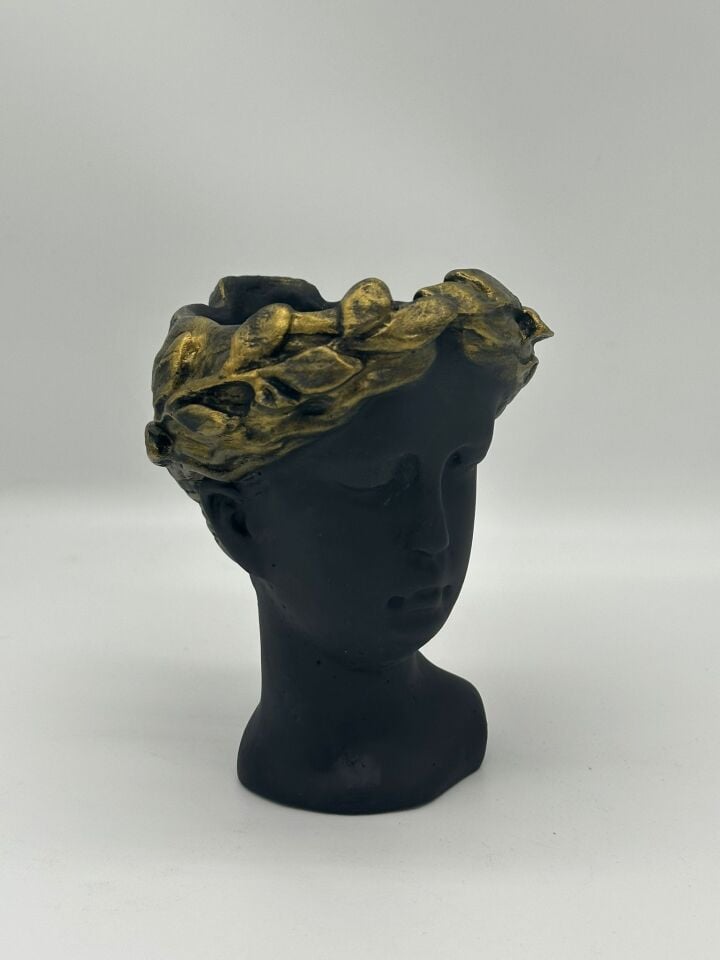 Helen Saksı Büst Küçük Gold